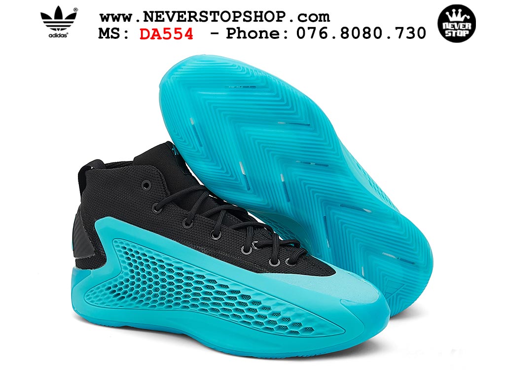 Giày bóng rổ cổ cao Adidas AE 1 Xanh Dương Đen thể thao thoáng khí bản rep 1:1 chuẩn real chính hãng giá tốt nhất tại NeverStopShop.com