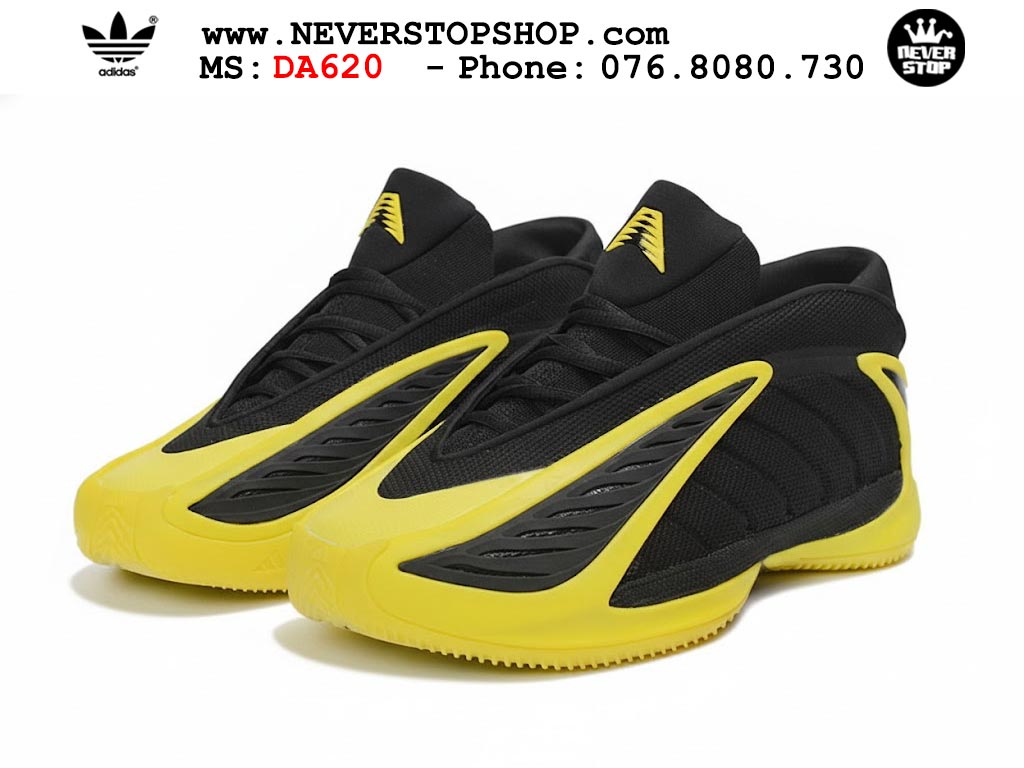 Giày bóng rổ outdoor Adidas AE 2 Đen Vàng thể thao thoáng khí đế bám rít sân traction tốt NeverStopShop.com