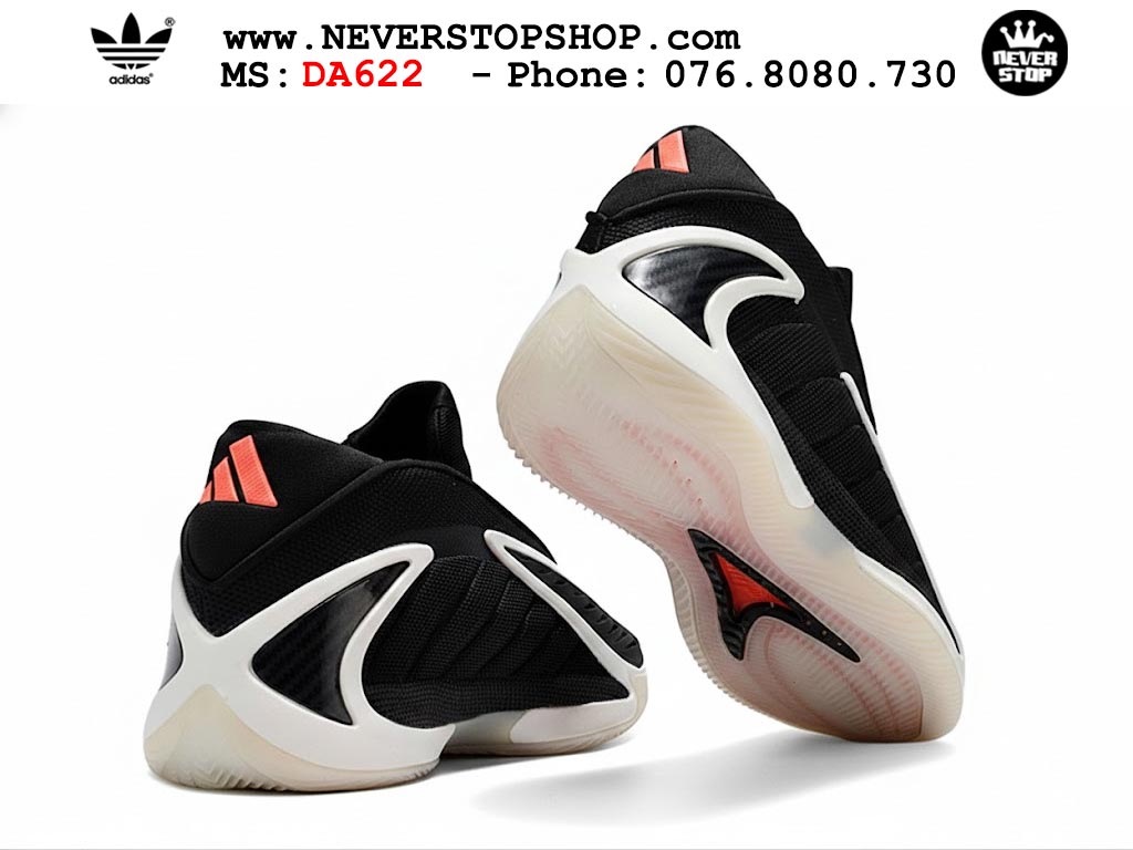 Giày bóng rổ outdoor Adidas AE 2 Đen Trắng thể thao thoáng khí đế bám rít sân traction tốt NeverStopShop.com