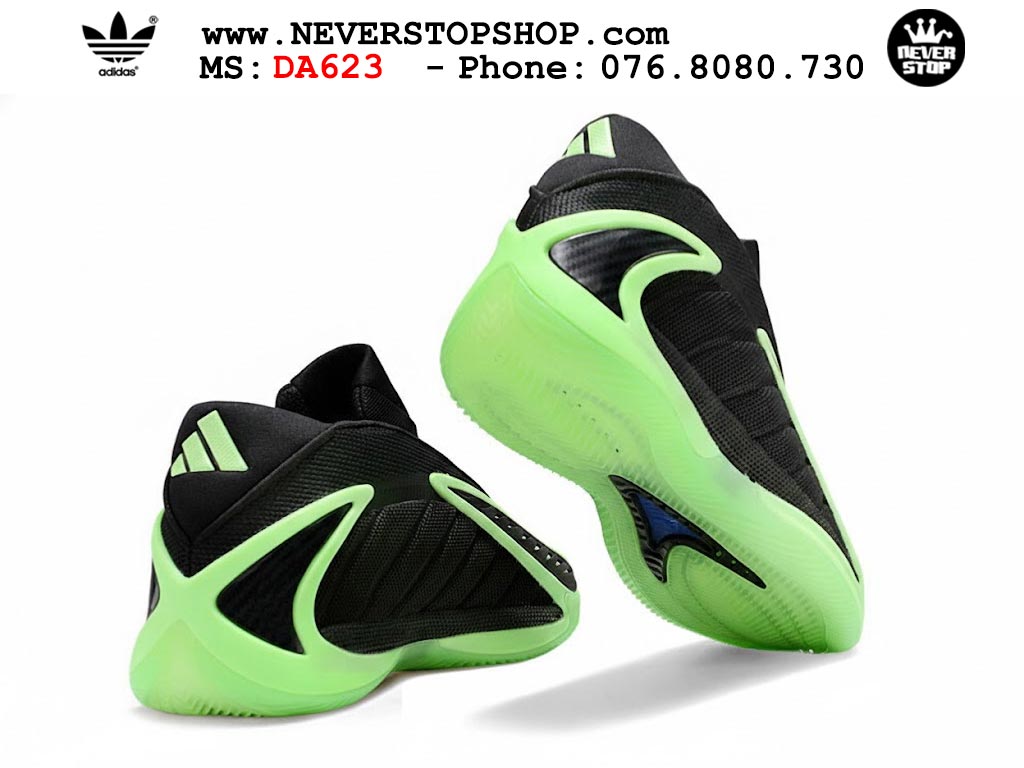 Giày bóng rổ outdoor Adidas AE 2 Đen Xanh Lá thể thao thoáng khí đế bám rít sân traction tốt NeverStopShop.com