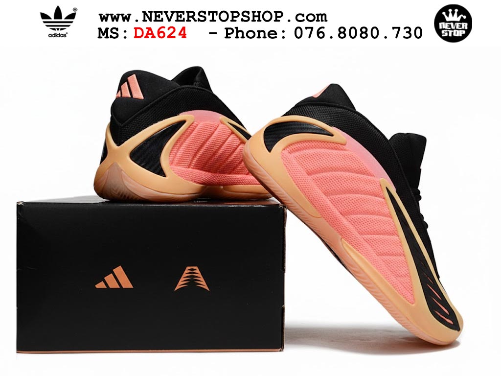 Giày bóng rổ outdoor Adidas AE 2 Hồng Đen thể thao thoáng khí đế bám rít sân traction tốt NeverStopShop.com