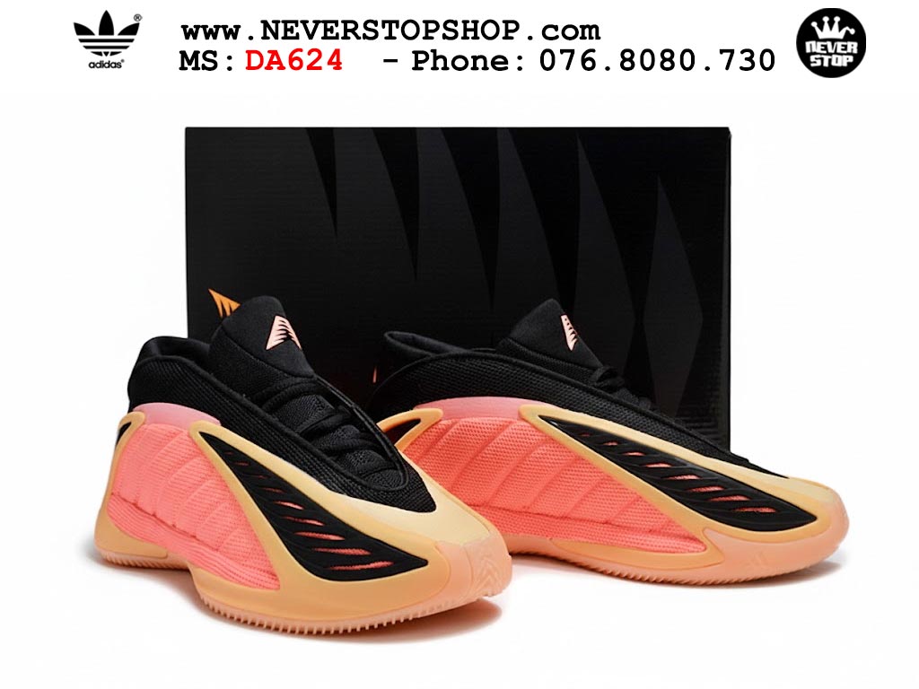 Giày bóng rổ outdoor Adidas AE 2 Hồng Đen thể thao thoáng khí đế bám rít sân traction tốt NeverStopShop.com