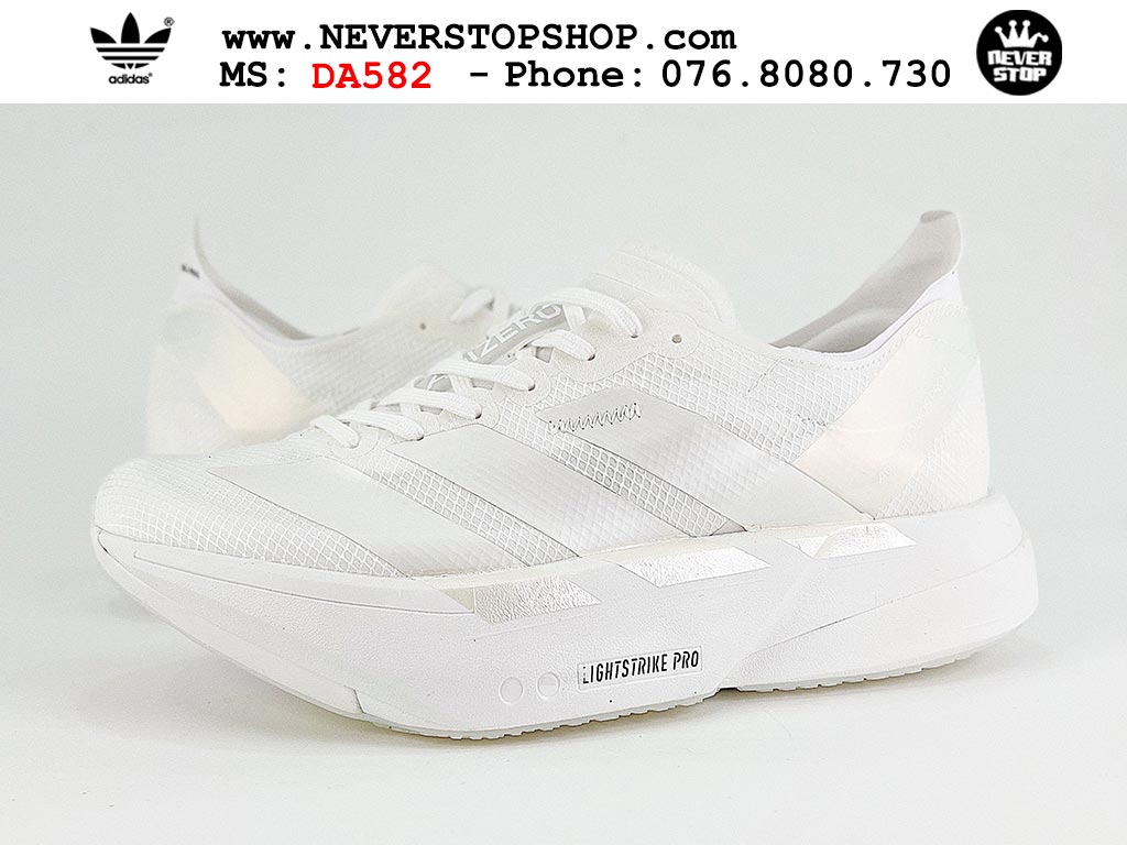 Giày tập gym Adidas Adizero Adios Pro 4 Trắng nam nữ mẫu mới nhất hàng đẹp chất lượng cao giá tốt tại NeverStop Sneaker Shop Giày chạy bộ nam nữ Adidas Adizero Adios Pro 4 Trắng chuyên chơi thể thao tập gym đi bộ hằng ngày hàng best quality like auth NeverStopShop HCM