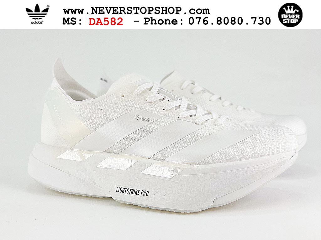 Giày tập gym Adidas Adizero Adios Pro 4 Trắng nam nữ mẫu mới nhất hàng đẹp chất lượng cao giá tốt tại NeverStop Sneaker Shop Giày chạy bộ nam nữ Adidas Adizero Adios Pro 4 Trắng chuyên chơi thể thao tập gym đi bộ hằng ngày hàng best quality like auth NeverStopShop HCM