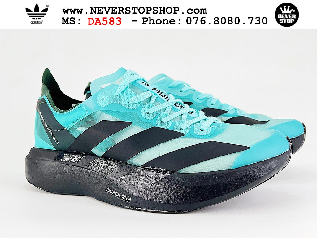 Giày tập gym Adidas Adizero Adios Pro 4 Đen Xanh Ngọc nam nữ mẫu mới nhất hàng đẹp chất lượng cao giá tốt tại NeverStop Sneaker Shop Giày chạy bộ nam nữ Adidas Adizero Adios Pro 4 Đen Xanh Ngọc chuyên chơi thể thao tập gym đi bộ hằng ngày hàng best quality like auth NeverStopShop HCM