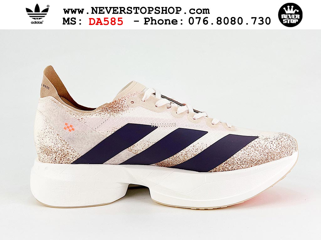 Giày tập gym Adidas Adizero Adios Pro 4 Trắng Nâu nam nữ mẫu mới nhất hàng đẹp chất lượng cao giá tốt tại NeverStop Sneaker Shop Giày chạy bộ nam nữ Adidas Adizero Adios Pro 4 Trắng Nâu chuyên chơi thể thao tập gym đi bộ hằng ngày hàng best quality like auth NeverStopShop HCM