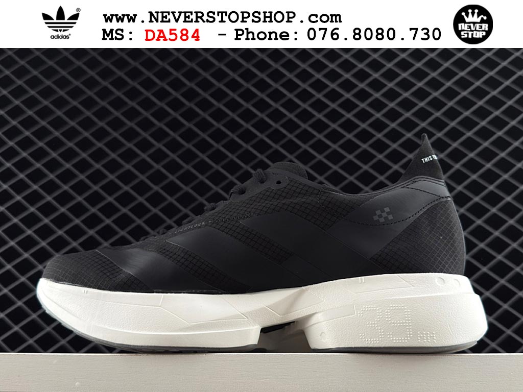 Giày tập gym Adidas Adizero Adios Pro 4 Đen Trắng nam nữ mẫu mới nhất hàng đẹp chất lượng cao giá tốt tại NeverStop Sneaker Shop Giày chạy bộ nam nữ Adidas Adizero Adios Pro 4 Đen Trắng chuyên chơi thể thao tập gym đi bộ hằng ngày hàng best quality like auth NeverStopShop HCM