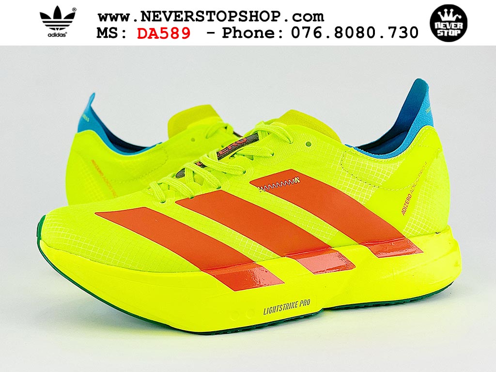 Giày tập gym Adidas Adizero Adios Pro 4 Vàng Cam nam nữ mẫu mới nhất hàng đẹp chất lượng cao giá tốt tại NeverStop Sneaker Shop Giày chạy bộ nam nữ Adidas Adizero Adios Pro 4 Vàng Cam chuyên chơi thể thao tập gym đi bộ hằng ngày hàng best quality like auth NeverStopShop HCM