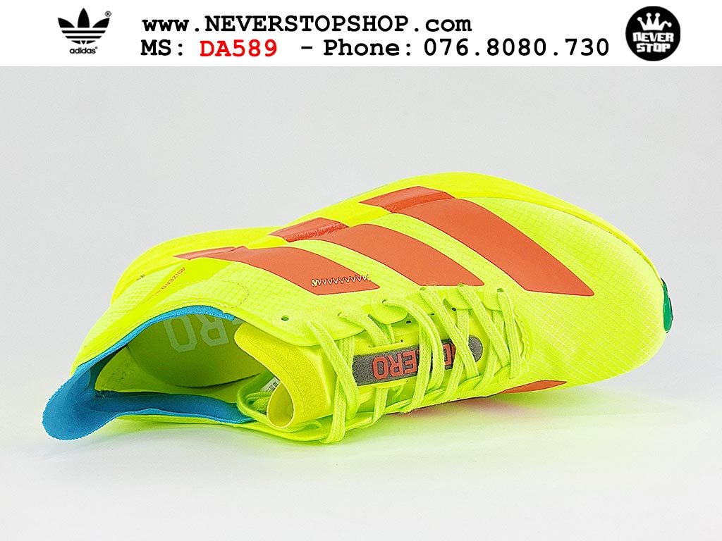 Giày tập gym Adidas Adizero Adios Pro 4 Vàng Cam nam nữ mẫu mới nhất hàng đẹp chất lượng cao giá tốt tại NeverStop Sneaker Shop Giày chạy bộ nam nữ Adidas Adizero Adios Pro 4 Vàng Cam chuyên chơi thể thao tập gym đi bộ hằng ngày hàng best quality like auth NeverStopShop HCM