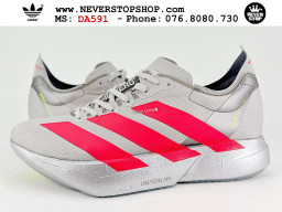 Giày tập gym Adidas Adizero Adios Pro 4 Xám Đỏ nam nữ mẫu mới nhất hàng đẹp chất lượng cao giá tốt tại NeverStop Sneaker Shop Giày chạy bộ nam nữ Adidas Adizero Adios Pro 4 Xám Đỏ chuyên chơi thể thao tập gym đi bộ hằng ngày hàng best quality like auth NeverStopShop HCM