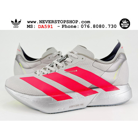 Adidas Adizero Adios Pro 4 Grey Red