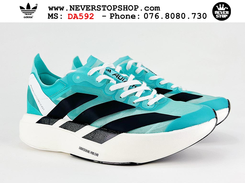 Giày tập gym Adidas Adizero Adios Pro 4 Xanh Ngọc Đen nam nữ mẫu mới nhất hàng đẹp chất lượng cao giá tốt tại NeverStop Sneaker Shop Giày chạy bộ nam nữ Adidas Adizero Adios Pro 4 Xanh Ngọc Đen chuyên chơi thể thao tập gym đi bộ hằng ngày hàng best quality like auth NeverStopShop HCM