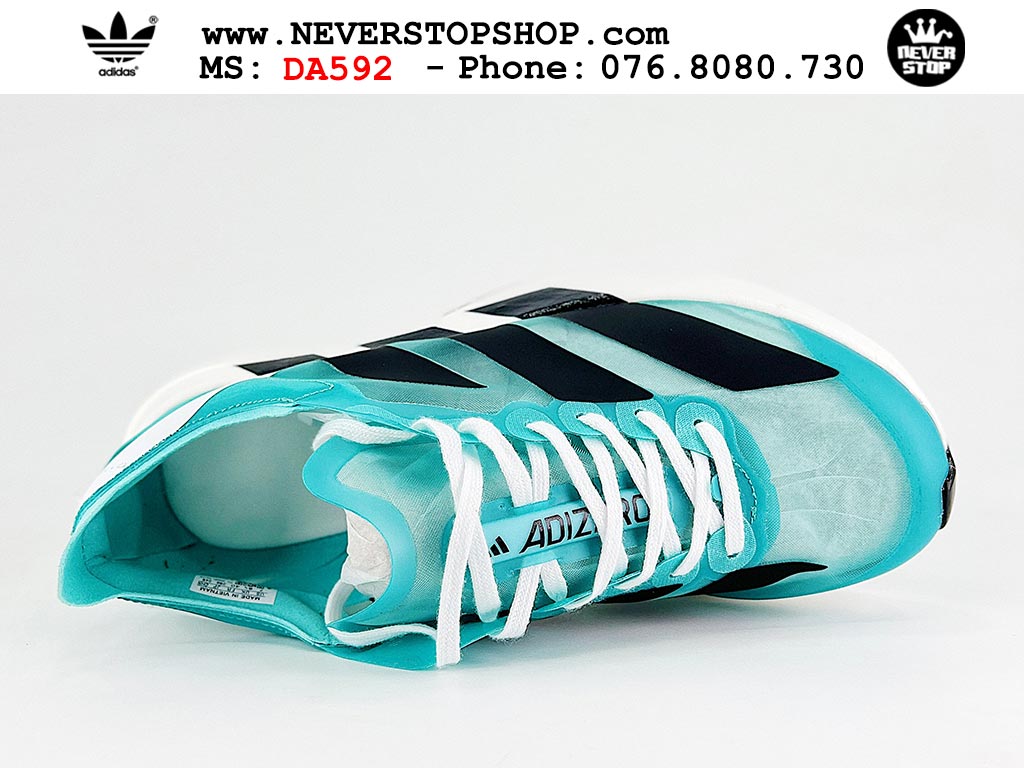 Giày tập gym Adidas Adizero Adios Pro 4 Xanh Ngọc Đen nam nữ mẫu mới nhất hàng đẹp chất lượng cao giá tốt tại NeverStop Sneaker Shop Giày chạy bộ nam nữ Adidas Adizero Adios Pro 4 Xanh Ngọc Đen chuyên chơi thể thao tập gym đi bộ hằng ngày hàng best quality like auth NeverStopShop HCM