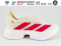 Giày chạy bộ nam nữ Adidas Adizero Adios Pro 4 Trắng Đỏ Vàng chuyên chơi thể thao  tập gym đi bộ hằng ngày hàng best quality like auth NeverStopShop HCM