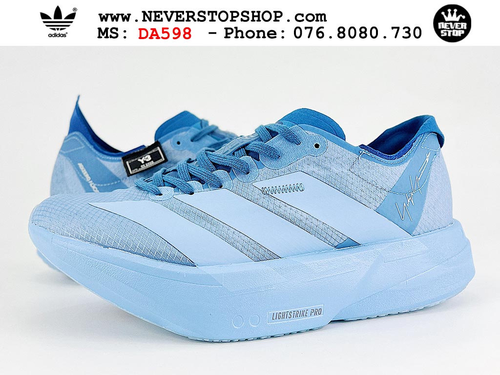 Giày tập gym Adidas Adizero Adios Pro 4 Xanh Da Trời nam nữ mẫu mới nhất hàng đẹp chất lượng cao giá tốt tại NeverStop Sneaker Shop Giày chạy bộ nam nữ Adidas Adizero Adios Pro 4 Xanh Da Trời chuyên chơi thể thao tập gym đi bộ hằng ngày hàng best quality like auth NeverStopShop HCM