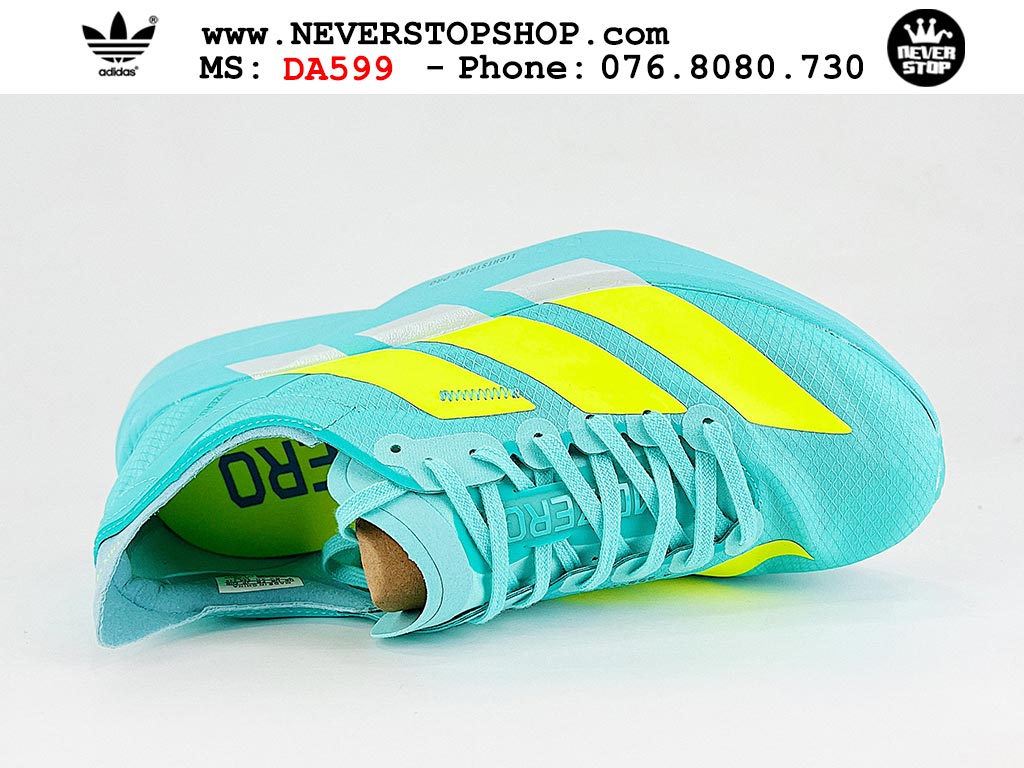 Giày tập gym Adidas Adizero Adios Pro 4 Xanh Ngọc Vàng nam nữ mẫu mới nhất hàng đẹp chất lượng cao giá tốt tại NeverStop Sneaker Shop Giày chạy bộ nam nữ Adidas Adizero Adios Pro 4 Xanh Ngọc Vàng chuyên chơi thể thao tập gym đi bộ hằng ngày hàng best quality like auth NeverStopShop HCM