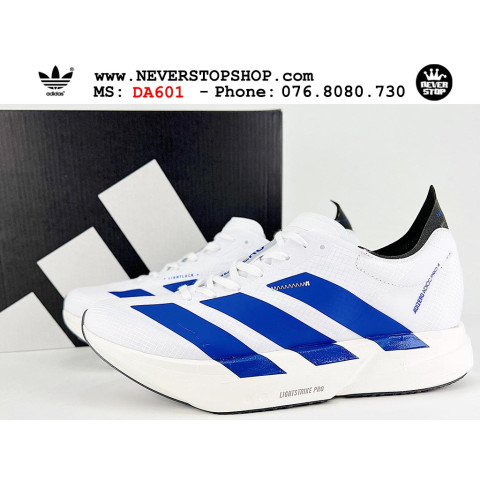 Adidas Adizero Adios Pro 4 White Blue