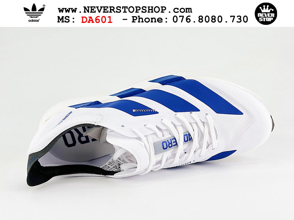Giày tập gym Adidas Adizero Adios Pro 4 Trắng Xanh Dương nam nữ mẫu mới nhất hàng đẹp chất lượng cao giá tốt tại NeverStop Sneaker Shop Giày chạy bộ nam nữ Adidas Adizero Adios Pro 4 Trắng Xanh Dương chuyên chơi thể thao tập gym đi bộ hằng ngày hàng best quality like auth NeverStopShop HCM