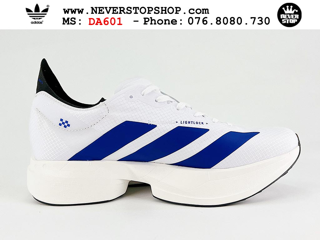Giày tập gym Adidas Adizero Adios Pro 4 Trắng Xanh Dương nam nữ mẫu mới nhất hàng đẹp chất lượng cao giá tốt tại NeverStop Sneaker Shop Giày chạy bộ nam nữ Adidas Adizero Adios Pro 4 Trắng Xanh Dương chuyên chơi thể thao tập gym đi bộ hằng ngày hàng best quality like auth NeverStopShop HCM