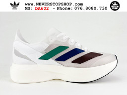 Giày tập gym Adidas Adizero Adios Pro 4 Trắng Xanh Nâu nam nữ mẫu mới nhất hàng đẹp chất lượng cao giá tốt tại NeverStop Sneaker Shop Giày chạy bộ nam nữ Adidas Adizero Adios Pro 4 Trắng Xanh Nâu chuyên chơi thể thao tập gym đi bộ hằng ngày hàng best quality like auth NeverStopShop HCM