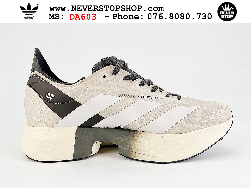 Giày chạy bộ nam nữ Adidas Adizero Adios Pro 4 Trắng Xám chuyên chơi thể thao  tập gym đi bộ hằng ngày hàng best quality like auth NeverStopShop HCM