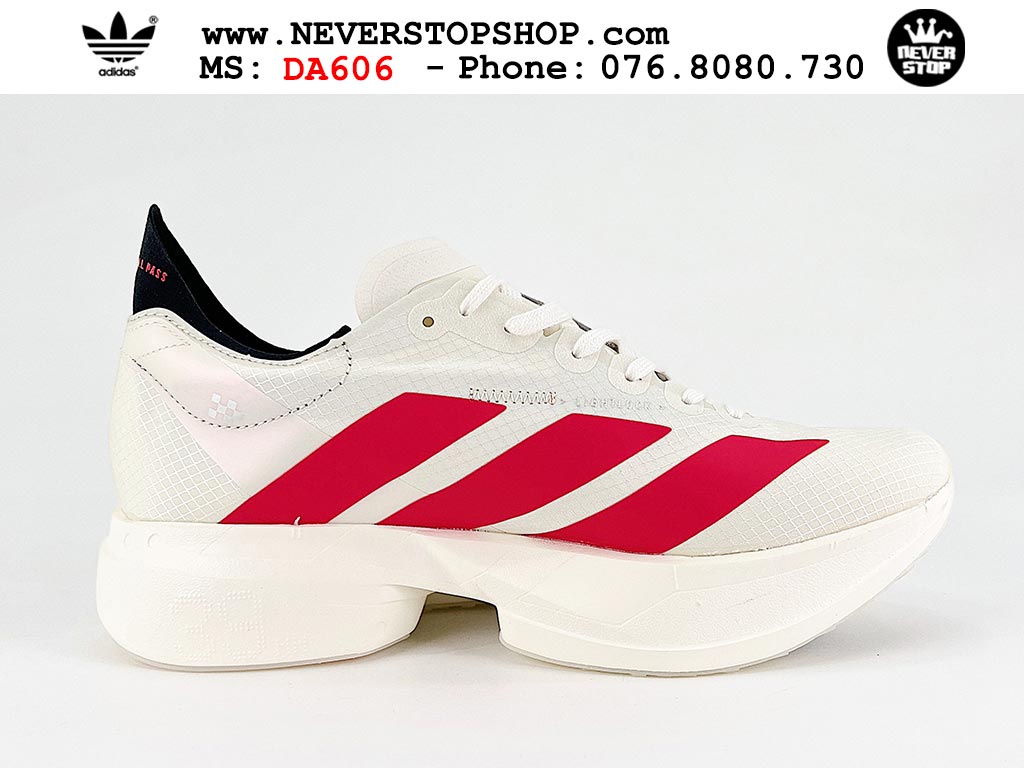Giày tập gym Adidas Adizero Adios Pro 4 Trắng Đỏ nam nữ mẫu mới nhất hàng đẹp chất lượng cao giá tốt tại NeverStop Sneaker Shop Giày chạy bộ nam nữ Adidas Adizero Adios Pro 4 Trắng Đỏ chuyên chơi thể thao tập gym đi bộ hằng ngày hàng best quality like auth NeverStopShop HCM