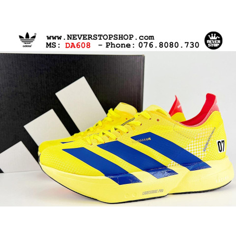 Adidas Adizero Adios Pro 4 Yellow Blue Red