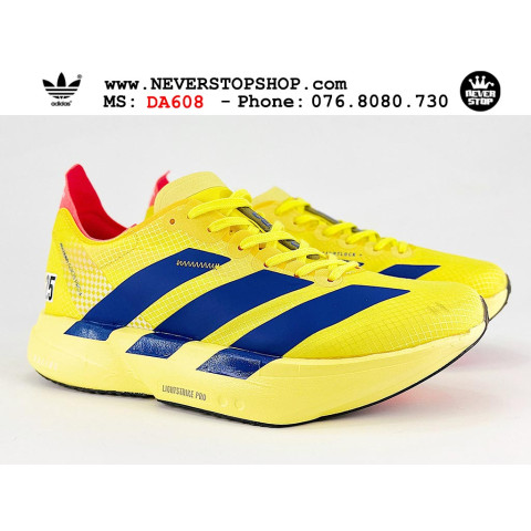 Adidas Adizero Adios Pro 4 Yellow Blue Red