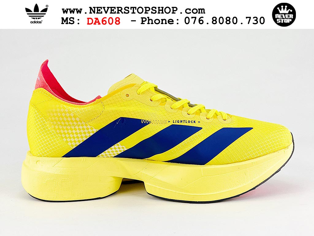 Giày tập gym Adidas Adizero Adios Pro 4 Vàng Xanh Dương Đỏ nam nữ mẫu mới nhất hàng đẹp chất lượng cao giá tốt tại NeverStop Sneaker Shop Giày chạy bộ nam nữ Adidas Adizero Adios Pro 4 Vàng Xanh Dương Đỏ chuyên chơi thể thao tập gym đi bộ hằng ngày hàng best quality like auth NeverStopShop HCM