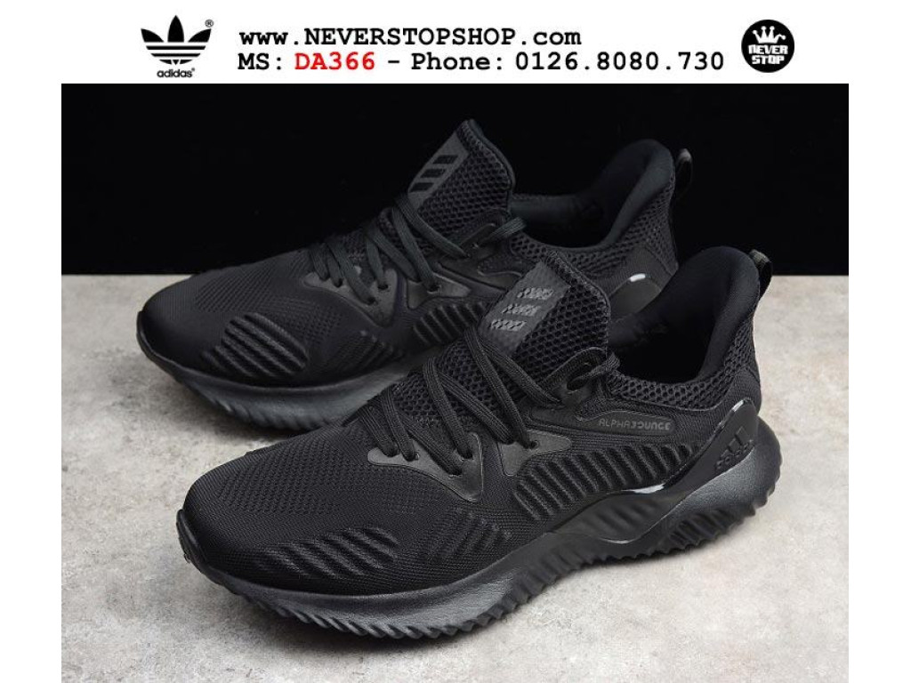 Giày Adidas Alphabounce Beyond All Black nam nữ hàng chuẩn sfake replica 1:1 real chính hãng giá rẻ tốt nhất tại NeverStopShop.com HCM