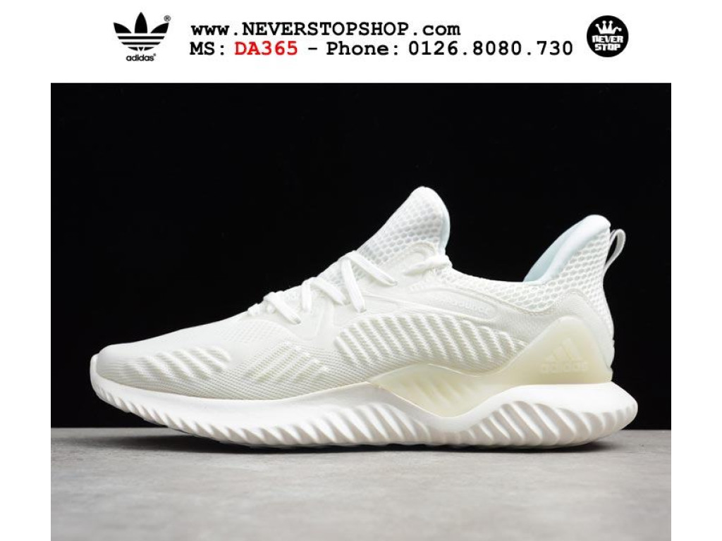 Giày Adidas Alphabounce Beyond All White nam nữ hàng chuẩn sfake replica 1:1 real chính hãng giá rẻ tốt nhất tại NeverStopShop.com HCM