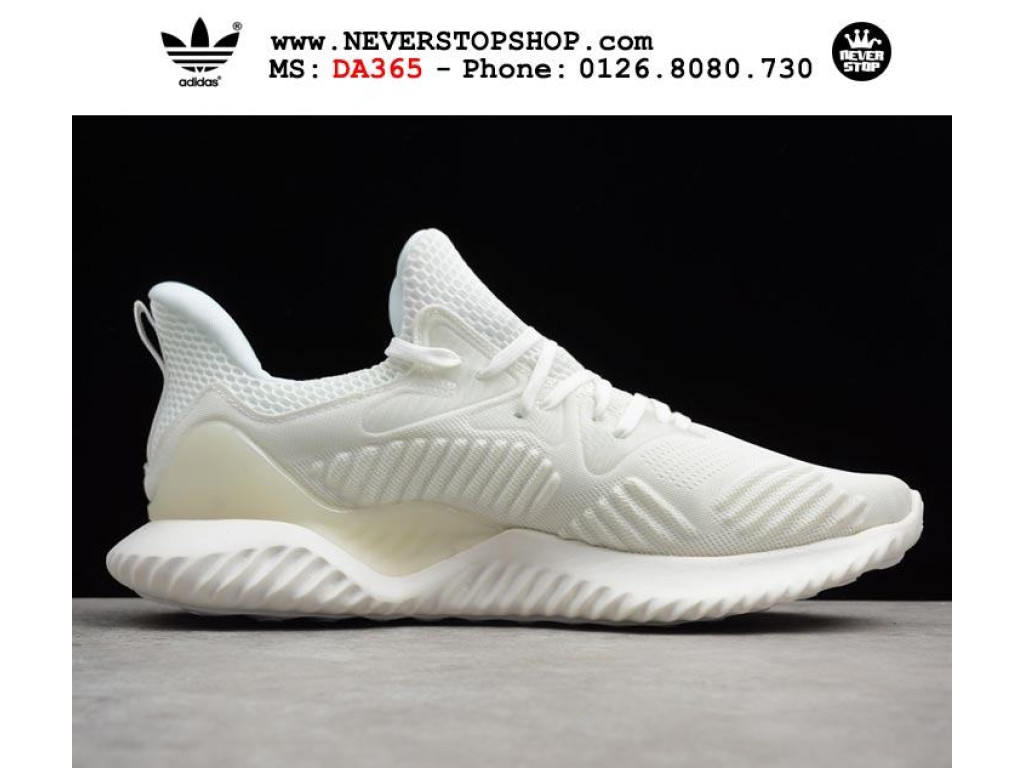Giày Adidas Alphabounce Beyond All White nam nữ hàng chuẩn sfake replica 1:1 real chính hãng giá rẻ tốt nhất tại NeverStopShop.com HCM