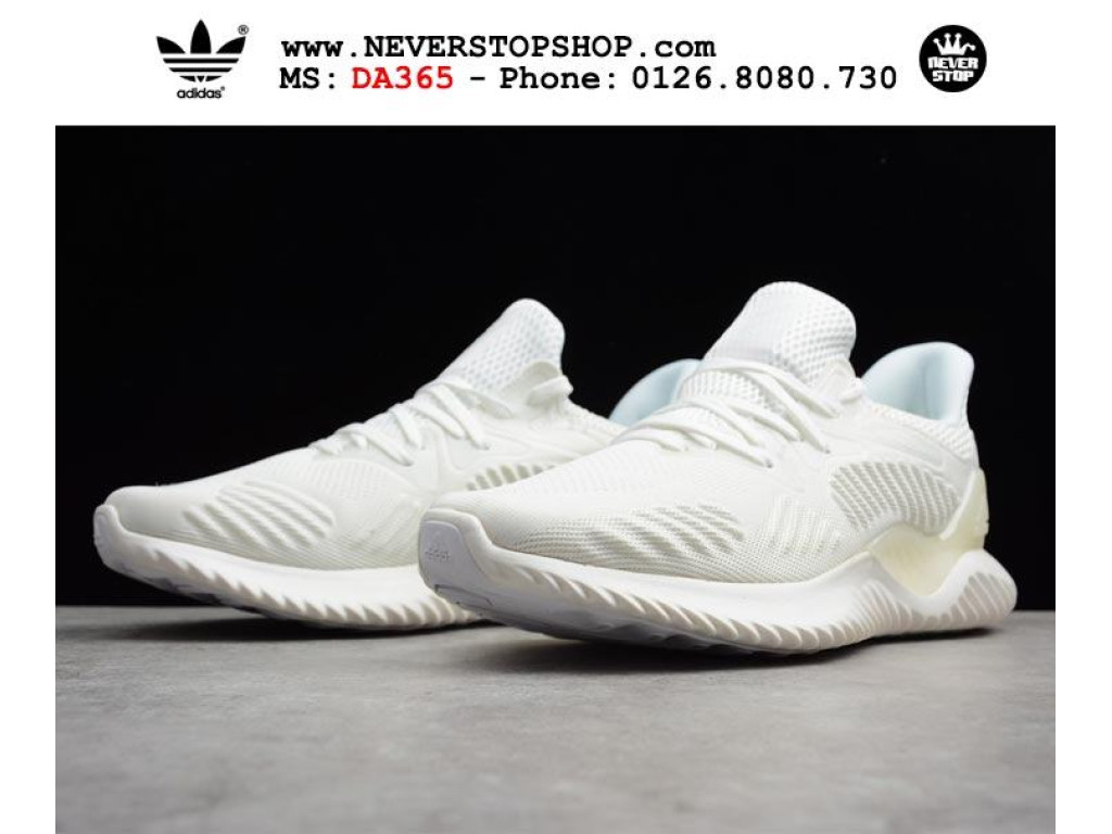 Giày Adidas Alphabounce Beyond All White nam nữ hàng chuẩn sfake replica 1:1 real chính hãng giá rẻ tốt nhất tại NeverStopShop.com HCM