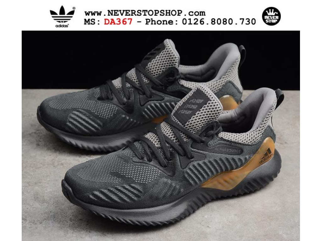 Giày Adidas Alphabounce Beyond Grey Orange hàng replica đẹp chuẩn chất lượng cao giá tốt tại NeverStopShop.com Giày Adidas Alphabounce Beyond Grey Orange nam nữ hàng chuẩn sfake replica 1:1 real chính hãng giá rẻ tốt nhất tại NeverStopShop.com HCM