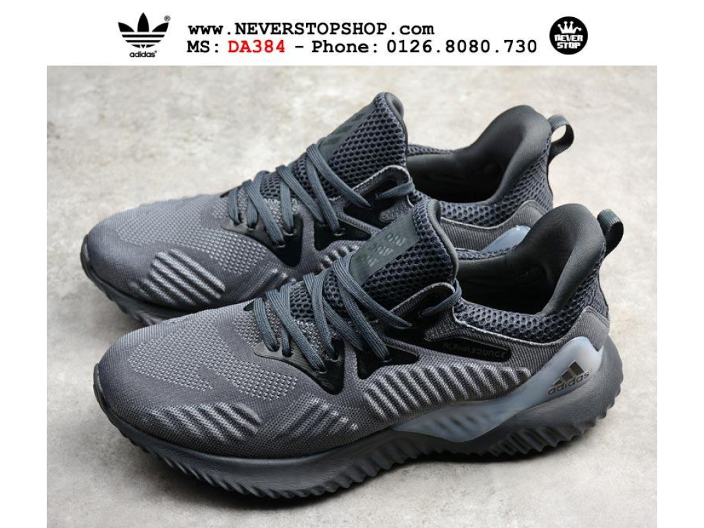 Giày Adidas Alphabounce Beyond Grey White nam nữ hàng chuẩn sfake replica 1:1 real chính hãng giá rẻ tốt nhất tại NeverStopShop.com HCM