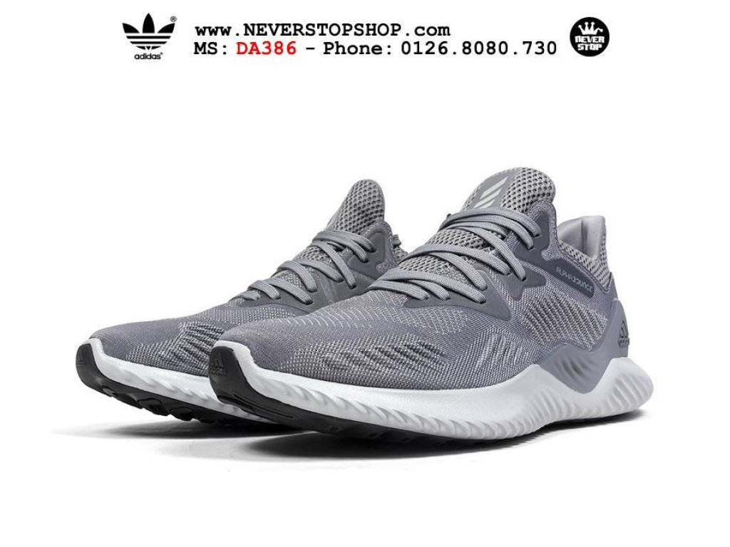 Giày Adidas Alphabounce Beyond Grey Silver hàng replica đẹp chuẩn chất lượng cao giá tốt tại NeverStopShop.com Giày Adidas Alphabounce Beyond Grey Silver nam nữ hàng chuẩn sfake replica 1:1 real chính hãng giá rẻ tốt nhất tại NeverStopShop.com HCM