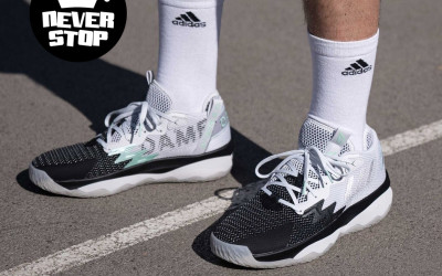 Giày bóng rổ cổ cao ADIDAS DAME 8 on feet hàng chuẩn replica 1:1 giá tốt nhất HCM | NeverStopShop.com