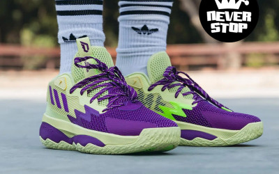 Giày bóng rổ cổ cao ADIDAS DAME 8 on feet hàng chuẩn replica 1:1 giá tốt nhất HCM | NeverStopShop.com