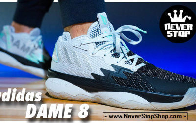 Giày bóng rổ cổ cao ADIDAS DAME 8 on feet hàng chuẩn replica 1:1 giá tốt nhất HCM | NeverStopShop.com