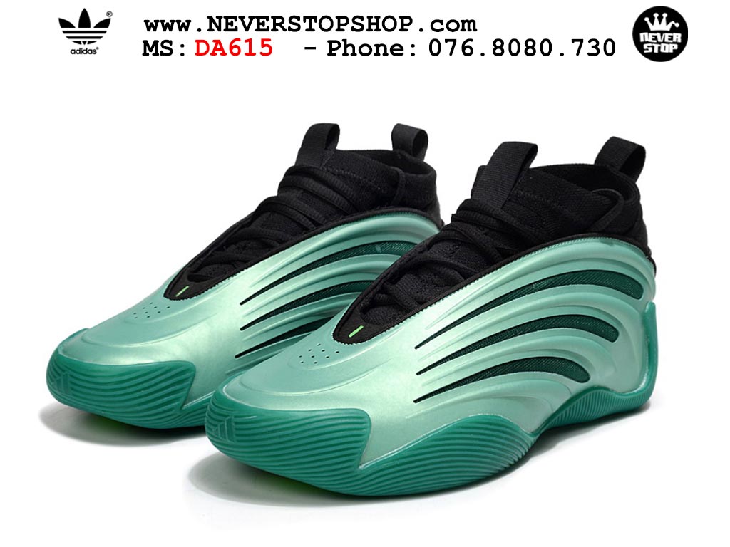 Giày bóng rổ cổ cao Adidas Harden Vol 9 Xanh Ngọc Đen thể thao đế chống mòn cao bản rep 1:1 chuẩn real chính hãng giá tốt nhất tại NeverStopShop.com