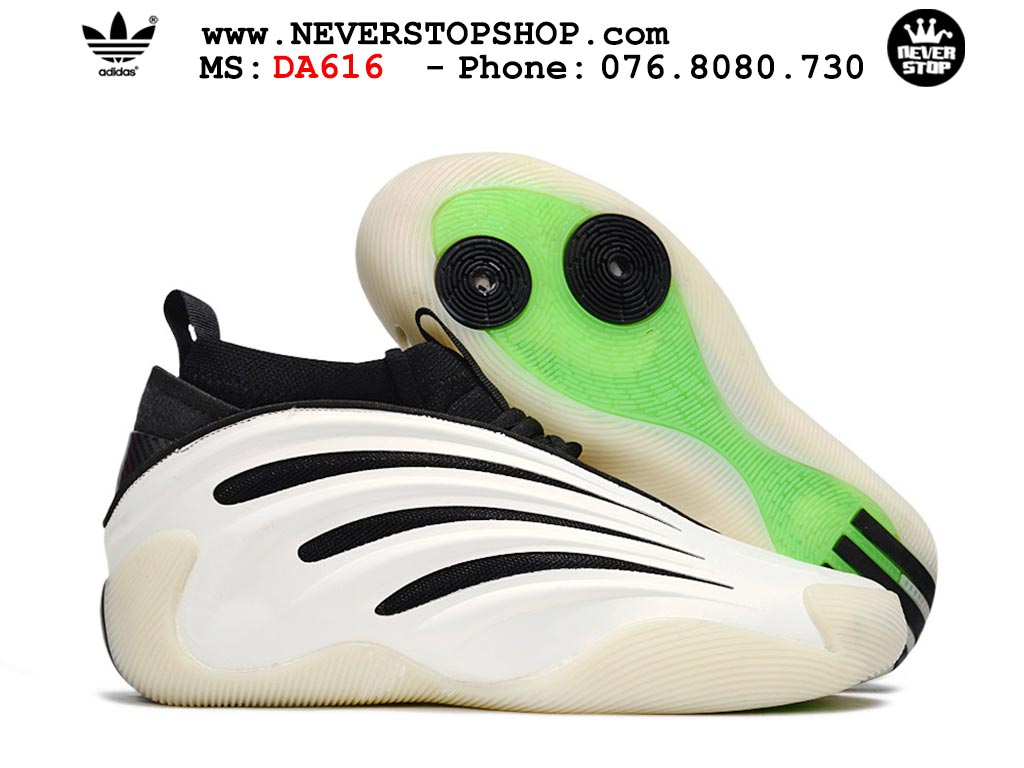 Giày bóng rổ cổ cao Adidas Harden Vol 9 Trắng Đen thể thao đế chống mòn cao bản rep 1:1 chuẩn real chính hãng giá tốt nhất tại NeverStopShop.com