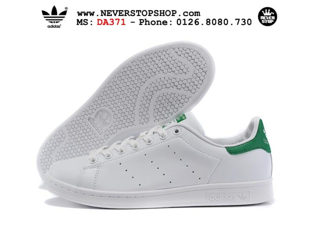 Giày Adidas Stan Smith White Green Hàng Chuẩn Đẹp, ...