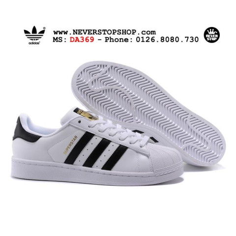 Adidas Superstar Black White Gold