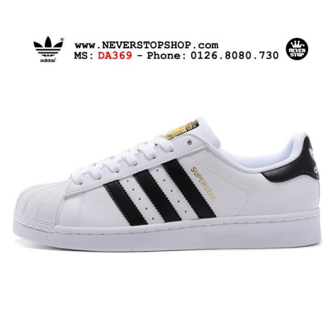 Adidas Superstar Black White Gold