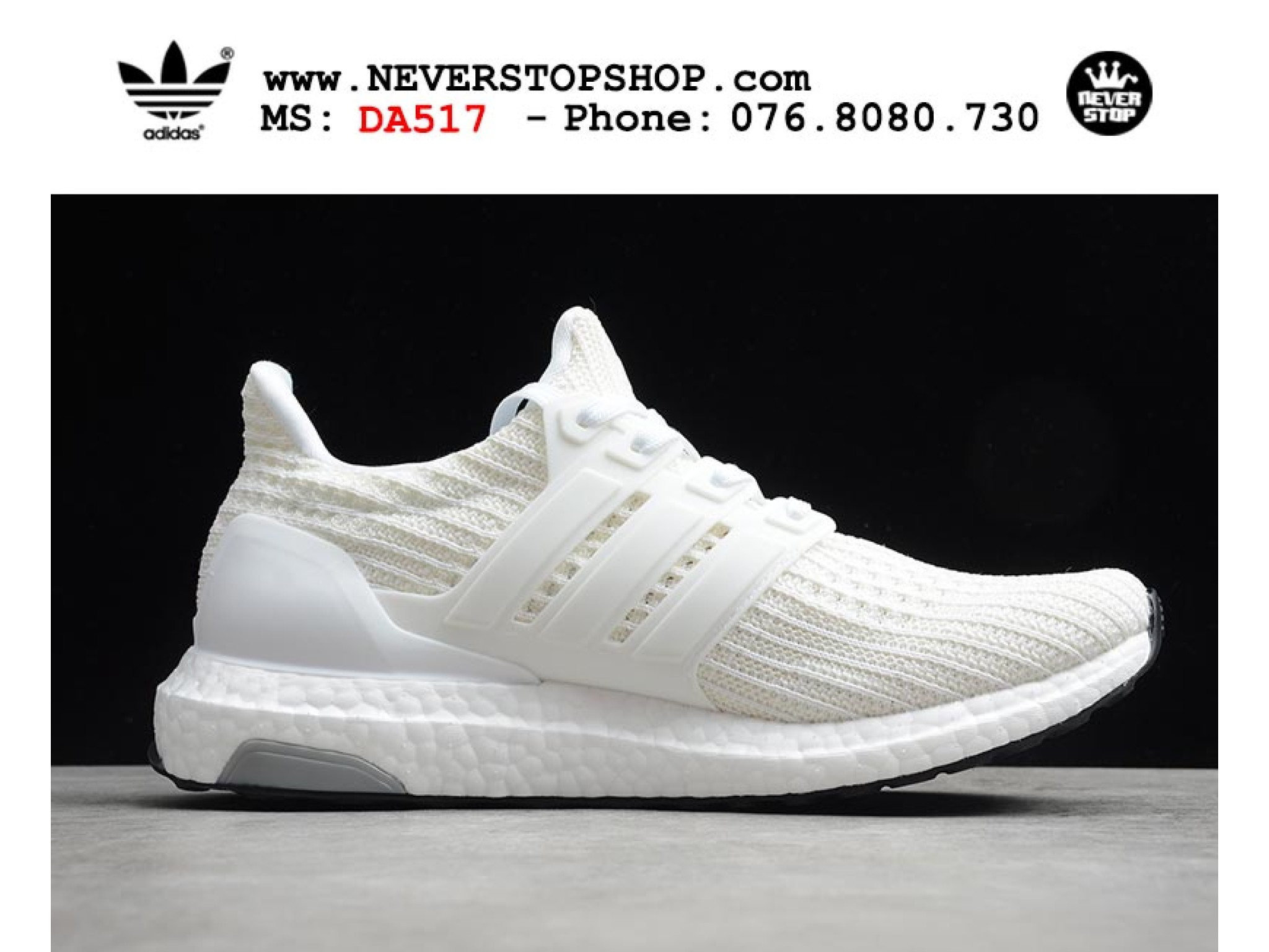 Giày thể thao ADIDAS ULTRA BOOST 4.0 ALL WHITE nam nữ ...