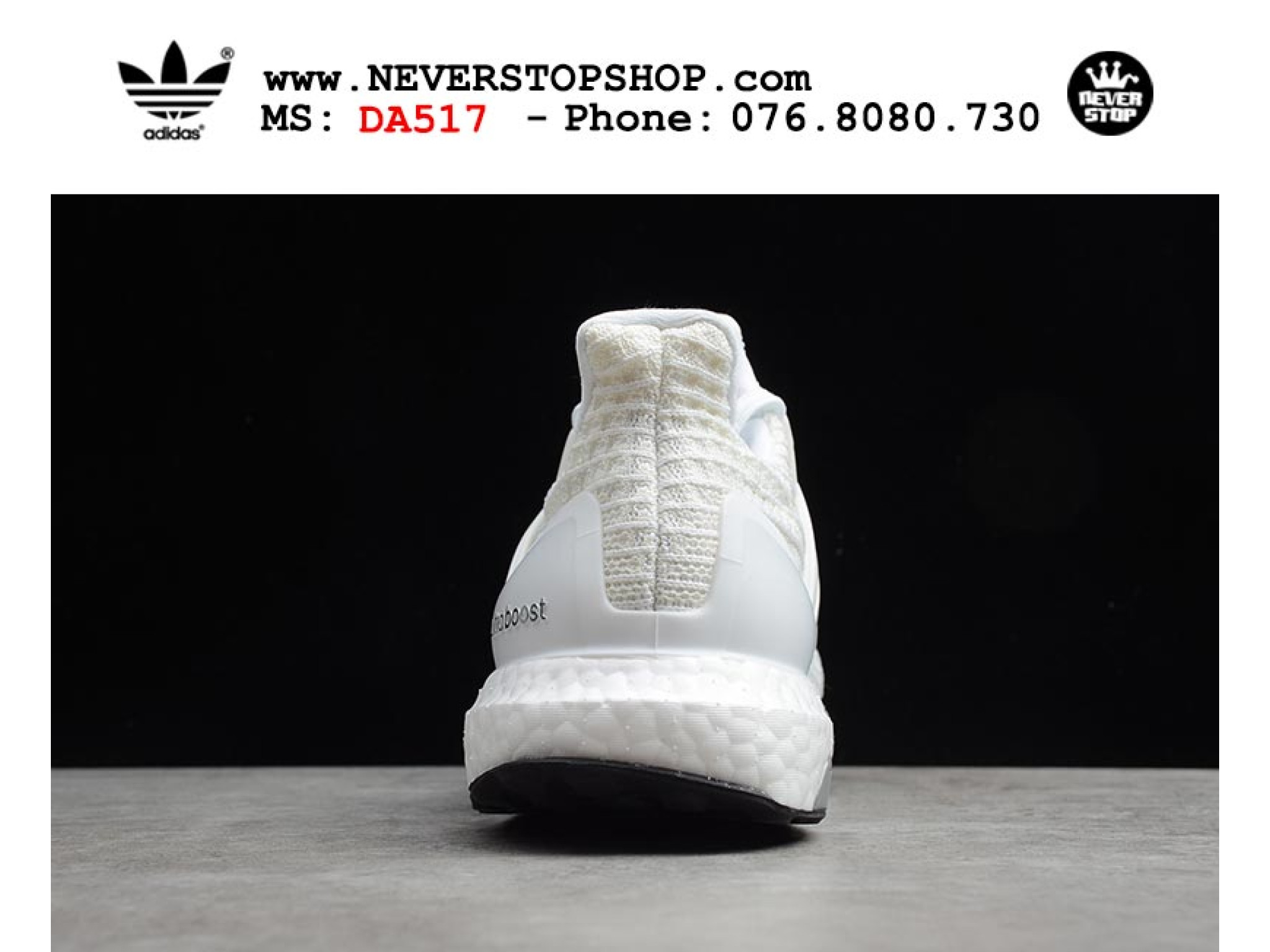 Giày thể thao ADIDAS ULTRA BOOST 4.0 ALL WHITE nam nữ ...