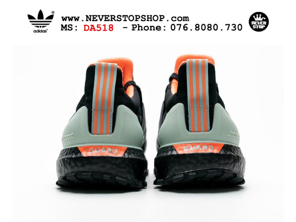 Giày chạy bộ Adidas Ultra Boost 4.0 Đen Xanh Cam nam nữ hàng chuẩn sfake replica 1:1 real chính hãng giá rẻ tốt nhất tại NeverStopShop.com HCM 