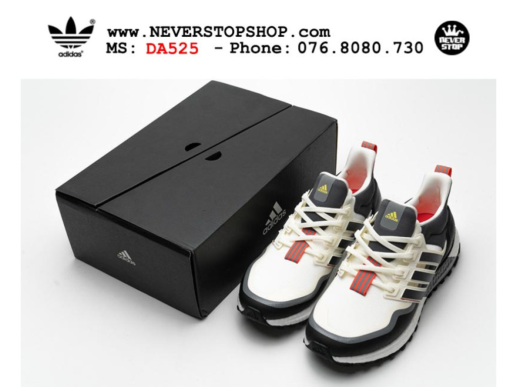 Giày chạy bộ Adidas Ultra Boost 4.0 Đen Trắng Đỏ nam nữ hàng chuẩn sfake replica 1:1 real chính hãng giá rẻ tốt nhất tại NeverStopShop.com HCM 