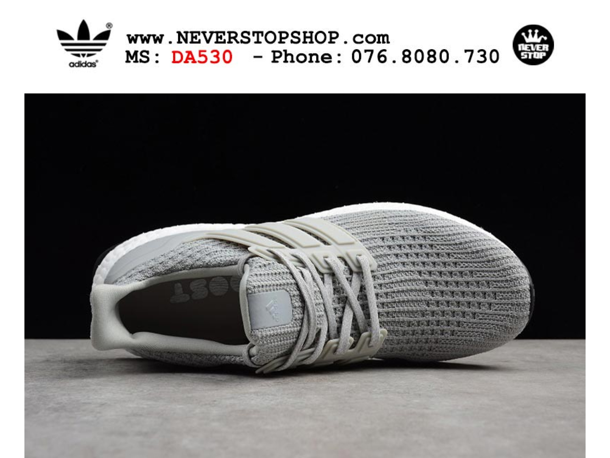 Giày thể thao ADIDAS ULTRA BOOST 4.0 GREY WHITE nam nữ ...
