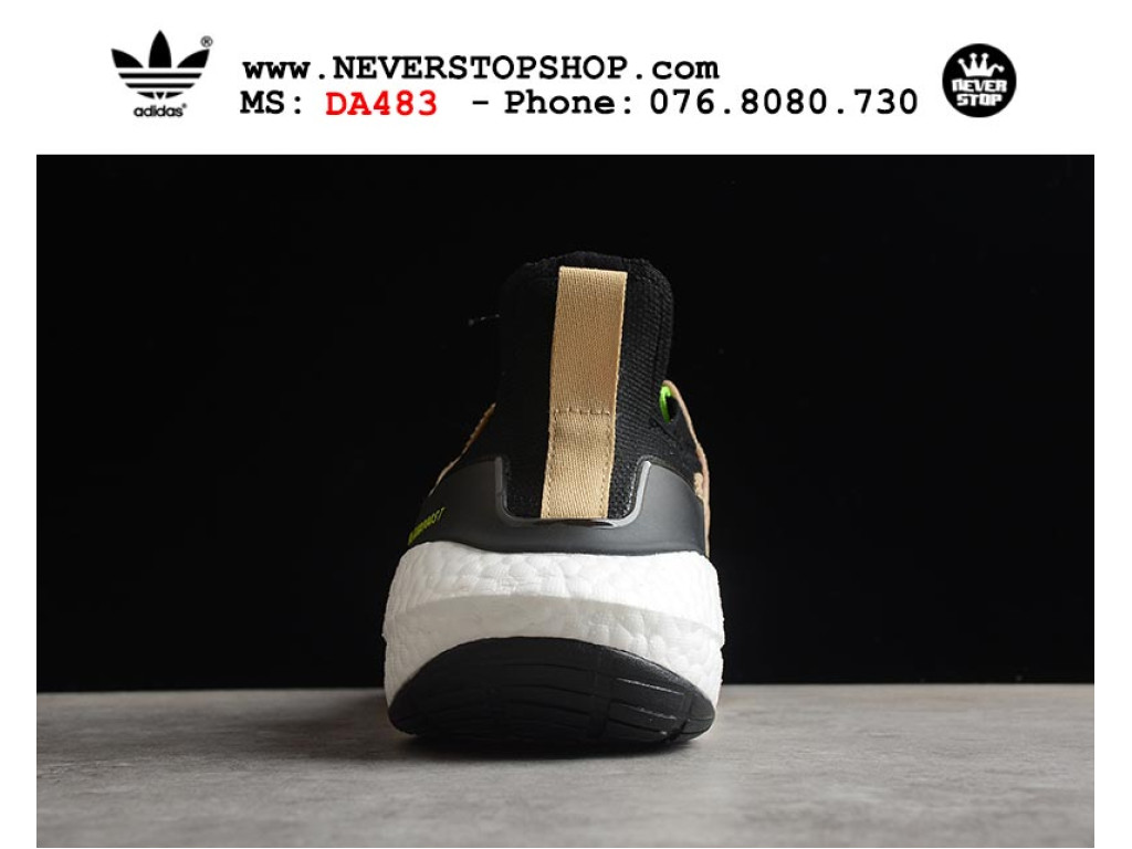 Giày chạy bộ Adidas Ultra Boost 7.0 Đen Nâu nam nữ nhẹ êm thoáng khí sfake replica 1:1 real chính hãng giá rẻ tốt nhất tại NeverStopShop.com HCM